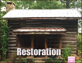 Historic Log Cabin Restoration  Hiseville, Kentucky